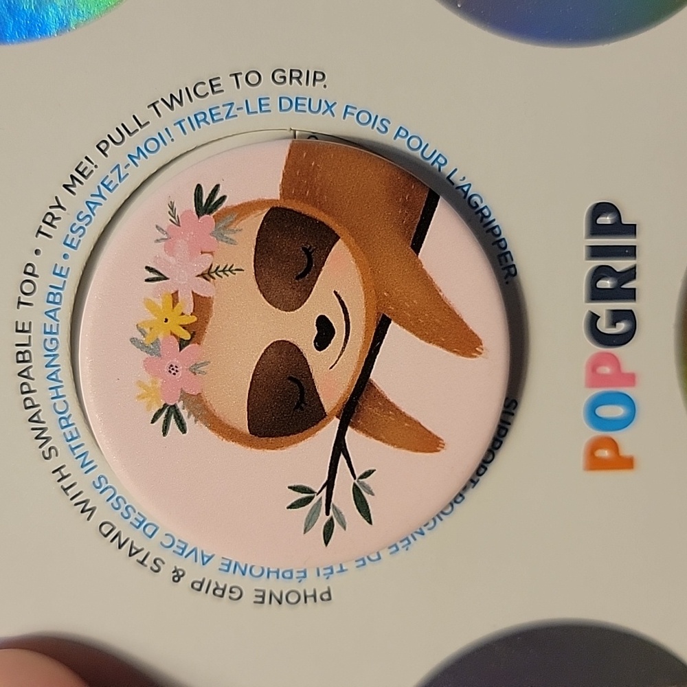 Sweet Sloth PopGrip - Picture 1 of 5